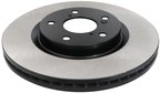 ADVICS C6F093U Disc Brake Rotor - Front - view 2