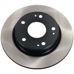 ADVICS C6R408U Disc Brake Rotor - Rear - view 1