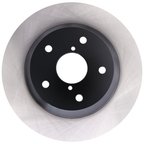 ADVICS F6R497U Disc Brake Rotor - Rear - view 1