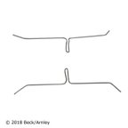 Beck Arnley 084-1446 Disc Brake Hardware Kit - Front - view 2
