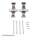 Beck Arnley 084-1998 Disc Brake Hardware Kit - Front - view 1