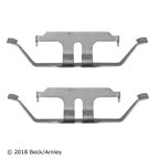 Beck Arnley 084-2086 Disc Brake Hardware Kit - Rear - view 1