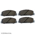 Beck Arnley 085-1283 Disc Brake Pad Set - Rear - view 1