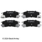 Beck Arnley 085-1341 Disc Brake Pad Set - Rear - view 3