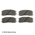 Beck Arnley 085-1341 Disc Brake Pad Set - Rear - view 1