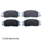 Beck Arnley 085-1675 Disc Brake Pad Set - Front - view 3