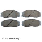 Beck Arnley 085-1675 Disc Brake Pad Set - Front - view 1