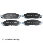 Beck Arnley 085-1747 Disc Brake Pad Set - Front - view 3