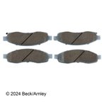 Beck Arnley 085-1747 Disc Brake Pad Set - Front - view 1