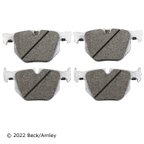 Beck Arnley 085-1820 Disc Brake Pad Set - Rear - view 1