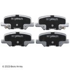 Beck Arnley 085-1960 Disc Brake Pad Set - Rear - view 3