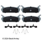 Beck Arnley 085-6389 Disc Brake Pad Set - Rear - view 3