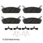 Beck Arnley 085-6389 Disc Brake Pad Set - Rear - view 1