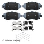 Beck Arnley 085-6506 Disc Brake Pad Set - Front - view 3