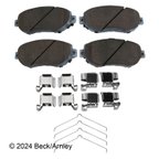 Beck Arnley 085-6506 Disc Brake Pad Set - Front - view 1