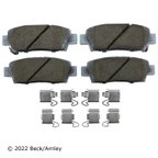 Beck Arnley 085-6534 Disc Brake Pad Set - Rear - view 1