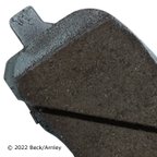 Beck Arnley 085-6553 Disc Brake Pad Set - Front - view 5