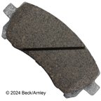 Beck Arnley 085-6554 Disc Brake Pad Set - Front - view 2