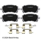 Beck Arnley 085-6554 Disc Brake Pad Set - Front - view 3