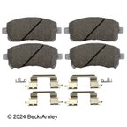 Beck Arnley 085-6554 Disc Brake Pad Set - Front - view 1