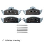 Beck Arnley 085-6602 Disc Brake Pad Set - Front - view 3