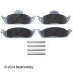 Beck Arnley 085-6602 Disc Brake Pad Set - Front - view 1