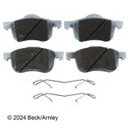 Beck Arnley 085-6615 Disc Brake Pad Set - Front - view 1