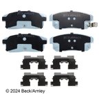 Beck Arnley 085-6663 Disc Brake Pad Set - Rear - view 3