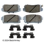 Beck Arnley 085-6663 Disc Brake Pad Set - Rear - view 1