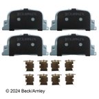 Beck Arnley 085-6670 Disc Brake Pad Set - Rear - view 3