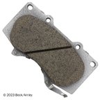 Beck Arnley 085-6678A Disc Brake Pad Set - Front - view 2