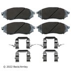 Beck Arnley 085-6689 Disc Brake Pad Set - Front - view 1