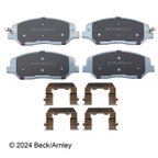 Beck Arnley 085-6789 Disc Brake Pad Set - Front - view 3