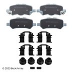 Beck Arnley 085-6894 Disc Brake Pad Set - Rear - view 3
