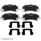 Beck Arnley 085-6955 Disc Brake Pad Set - Front - view 3