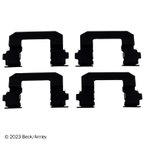 Beck Arnley 085-6955 Disc Brake Pad Set - Front - view 4