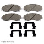 Beck Arnley 085-6955 Disc Brake Pad Set - Front - view 1