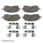 Beck Arnley 085-6961 Disc Brake Pad Set - Front - view 1