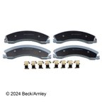 Beck Arnley 085-6989 Disc Brake Pad Set - Front - view 3