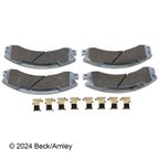 Beck Arnley 085-6989 Disc Brake Pad Set - Front - view 1