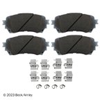 Beck Arnley 085-6991 Disc Brake Pad Set - Front - view 1