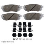 Beck Arnley 085-7079 Disc Brake Pad Set - Rear - view 1
