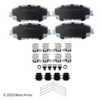 Beck Arnley 085-7093 Disc Brake Pad Set - Front - view 3