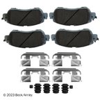 Beck Arnley 085-7103 Disc Brake Pad Set - Front - view 1