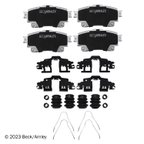 Beck Arnley 085-7109B Disc Brake Pad Set - Rear - view 3