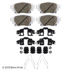 Beck Arnley 085-7109B Disc Brake Pad Set - Rear - view 1