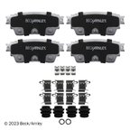 Beck Arnley 085-7112 Disc Brake Pad Set - Rear - view 3