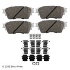 Beck Arnley 085-7112 Disc Brake Pad Set - Rear - view 1