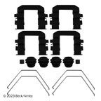 Beck Arnley 085-7120 Disc Brake Pad Set - Front - view 4