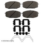 Beck Arnley 085-7120 Disc Brake Pad Set - Front - view 1